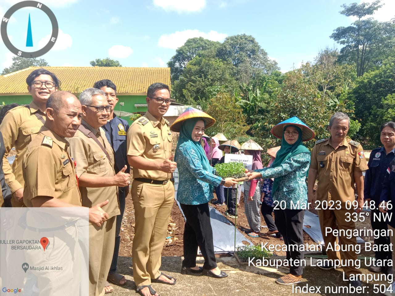 Dukung program Pemkab Lampura, Desa Pengaringan Ikut lomba Demplot Tanam Cabai