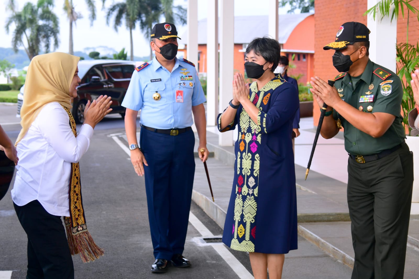 Ibu Iriana dan OASE KIM Kunjungan Kerja ke Provinsi Lampung
