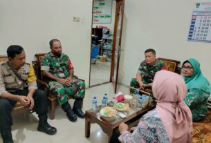 Jalin Keakraban Antara Babinsa Kemlayan, Bhabinkamtibmas, Lurah & Ketua LPMK