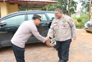 Kunker Perdana ke Polsek Rawa Jitu Selatan, Kapolres Tulang Bawang Sampaikan Pesan Ini