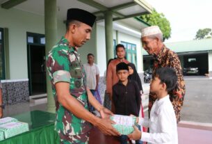 Manfaatkan Momentum Ramadhan, Saban Hari Kodim 0105/Abar Akan Berbagi Nasi Kotak Kepada Anak Yatim Piatu Dan Kaum Fakir Miskin