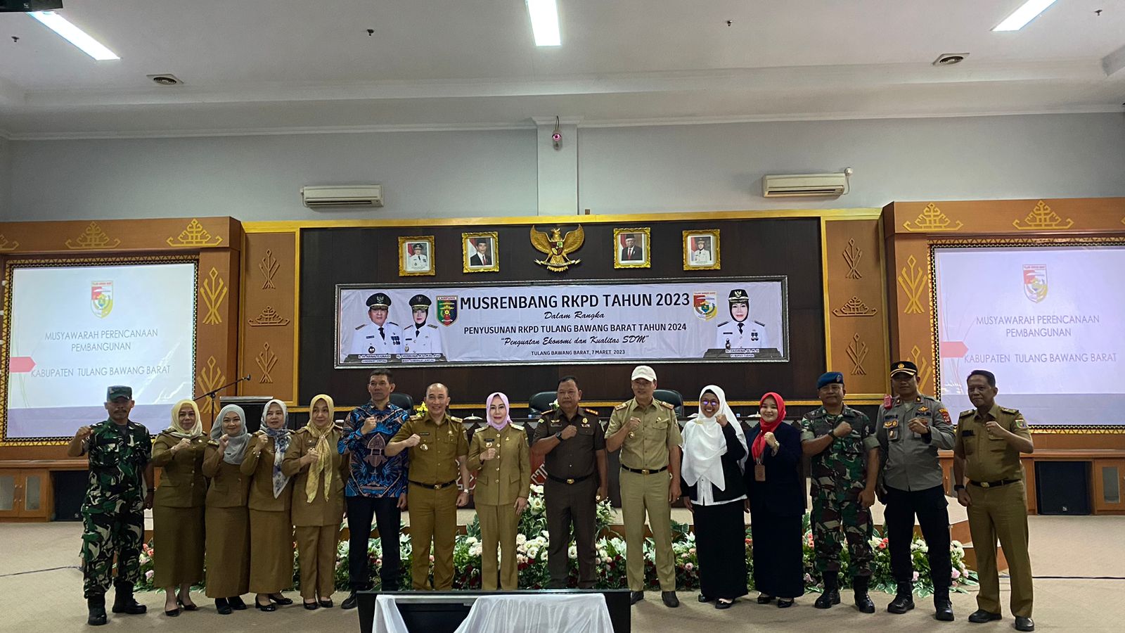 Mewakili Gubernur, Kepala Bappeda Mulyadi Irsan Buka Musrenbang RKPD Tahun 2024 Kabupaten Tulang Bawang Barat