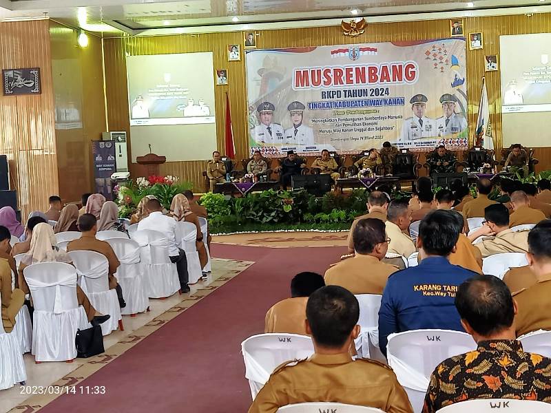 Musrenbang Way Kanan Digelar, Rumuskan Program Prioritas Pembangunan 2024