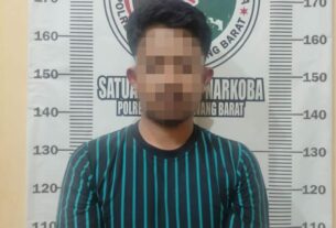 Nyabu dibengkel, 2 Pria Asal Tulang Bawang Tengah Disergap Satuan Resnarkoba Polres Tulang Bawang Barat.