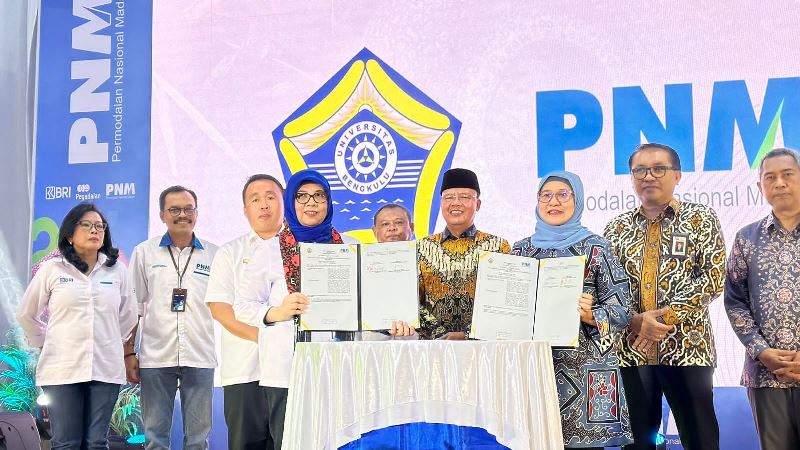 PNM Lampung Tandatangani Nota Kesepahaman dengan Universitas Bengkulu