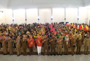 Pemprov Lampung Gelar Lomba Senam Cak Culay Dalam Rangka HUT ke-59 Provinsi Lampung