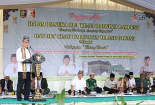 Peringati Hari Jadi Provinsi Lampung dan Kabupaten Tulang Bawang, Pemprov Lampung Gelar Pengajian Akbar di Menggala