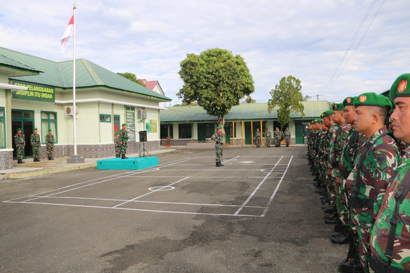 Pimpin Upacara Bendera, Kasdim 0105/Abar : Bekerja Di Bulan Suci Ramadhan Bernilai Ibadah