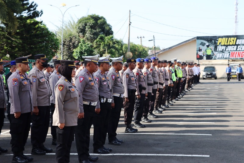 Polresta Bandar Lampung Gelar Upacara Hari Kesadaran Nasional