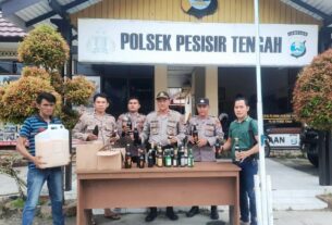 Polsek Pesisir Tengah Polres Pesisir Barat Melaksanakan Kegiatan Ops Cempaka Krakatau 2023