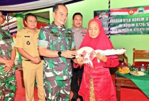 RTLH Batuan Danrem 074/WRT Milik Ibu Mikem Hari Ini Diresmikan Dandim 0726/Sukoharjo