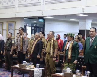 Sekdaprov Fahrizal Darminto Hadiri Pelantikan dan Pengukuhan Pengurus TP Sriwijaya Provinsi Lampung Periode 2023-2028