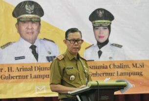 ekretaris Daerah Provinsi Lampung Membuka Rapat Koordinasi Pemanfaatan Redistribusi