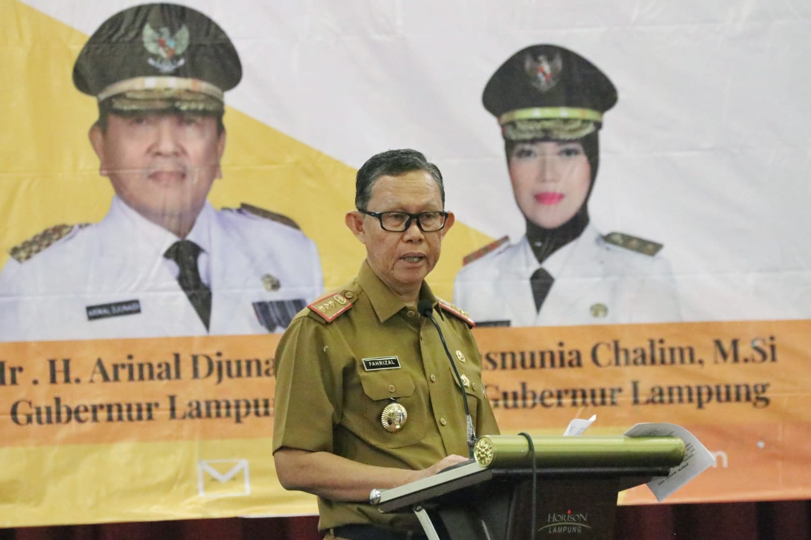 ekretaris Daerah Provinsi Lampung Membuka Rapat Koordinasi Pemanfaatan Redistribusi