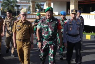 Sukseskan Kunker Ibu Negara Pemprov Lampung Adakan Apel Gelar Pasukan