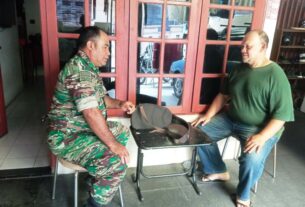 Tokoh Masyarakat Jadi Sasaran Komsosnya Babinsa Kemlayan