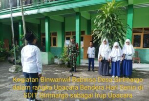 Jadi Irup di Sekolah, Babinsa Ajak Pelajar Tingkatkan Disiplin