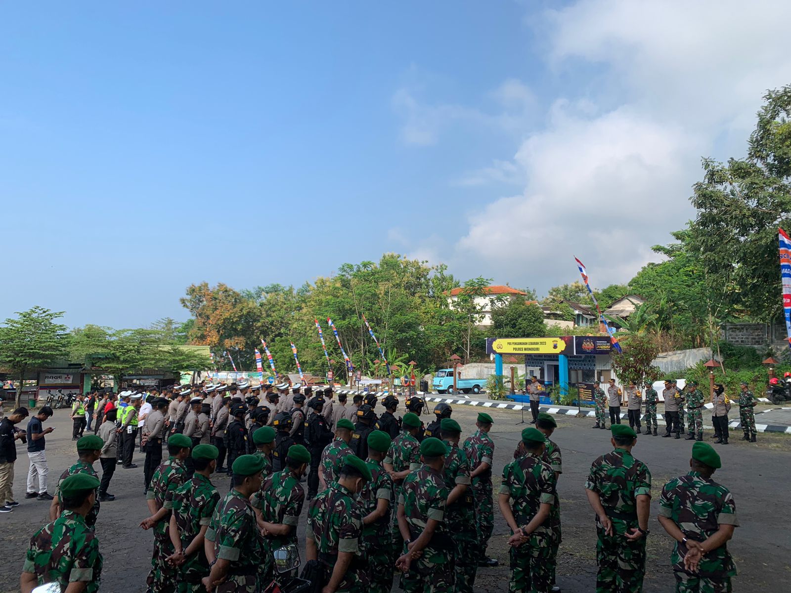 Apel Gabungan TNI-Polri Di Wonogiri, Ciptakan Kamtibmas Yang Kondusif Lebaran 2023