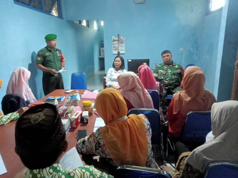 Babinsa Andong motivator Para Penyuluh dan Pembantu KB
