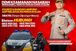 Cegah Pencurian Kepada Nasabah Bank, Polresta Bandar Lampung Siapkan Pengawalan Gratis