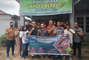 DPD PJS Sumsel Berbagi Keberkahan Bersama Anak Panti Asuhan Ikhlas Berbagi Palembang
