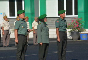 Dandim 0410/KBL Tri Arto Subagio M.Int.Rel.,MMDS Resmi Dilantik Menyandang Pangkat Kolonel