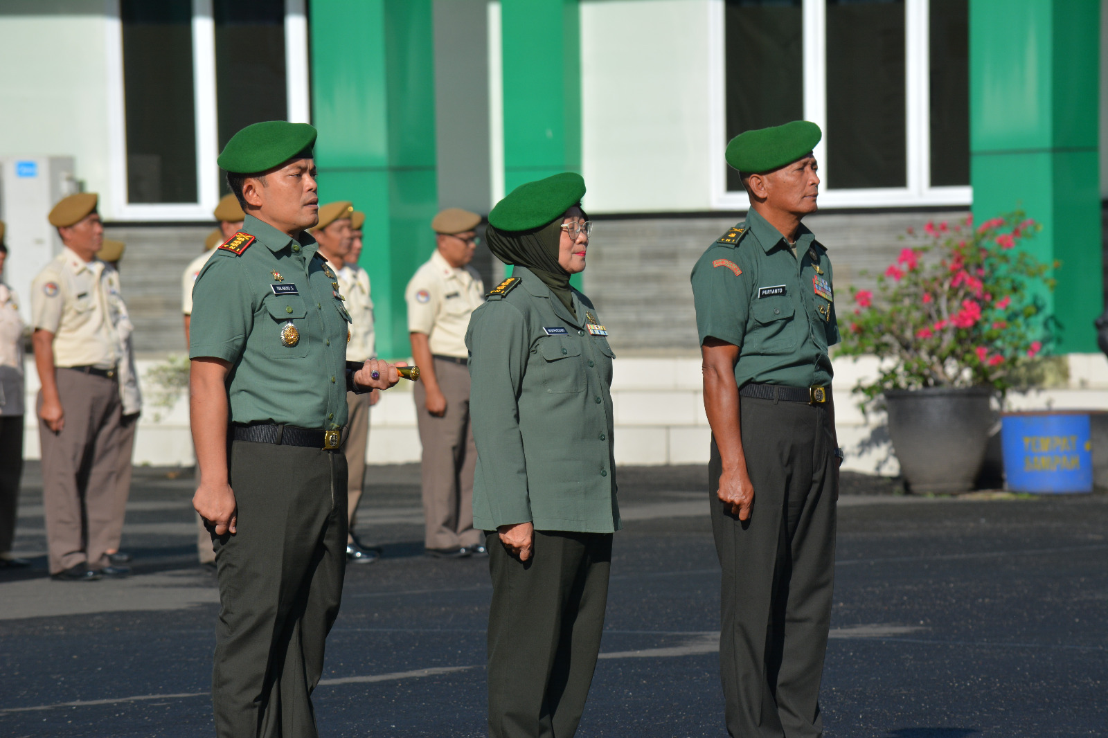 Dandim 0410/KBL Tri Arto Subagio M.Int.Rel.,MMDS Resmi Dilantik Menyandang Pangkat Kolonel