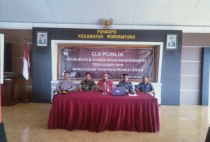 Danramil Wuryantoro Hadiri Uji Publik DPS Dan Sosialisasi Tahapan Pemilu 2024
