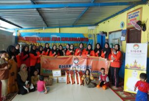 Dharma Wanita Persatuan Provinsi Lampung Gelar Pertemuan Rutin dan Bakti Sosial