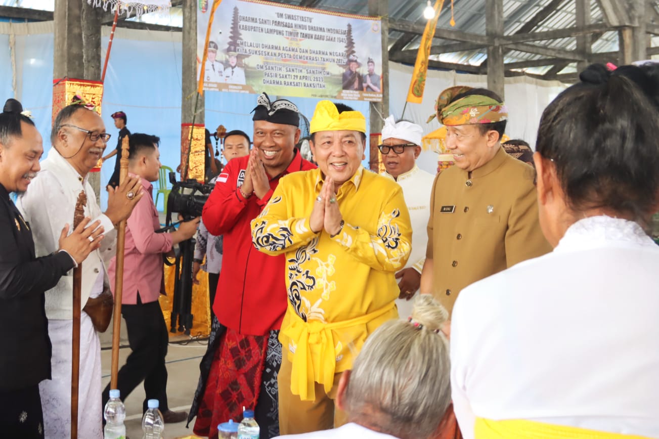 Gubernur Arinal Djunaidi Menghadiri Dharma Santi Nyepi Tahun Baru Saka 1945, Ajak Jaga Stabilitas Untuk Pembangunan Daerah