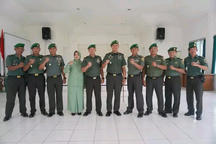 Kodim 0401/Muba Gelar Acara Korps Report Tradisi Masuk Satuan