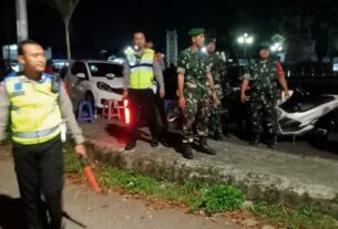 Koramil dan Polsek Boyolali Gelar Patroli Kamtibmas Bersama