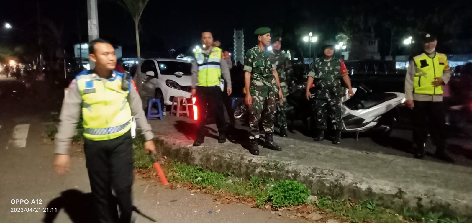 Koramil dan Polsek Boyolali Gelar Patroli Kamtibmas Bersama