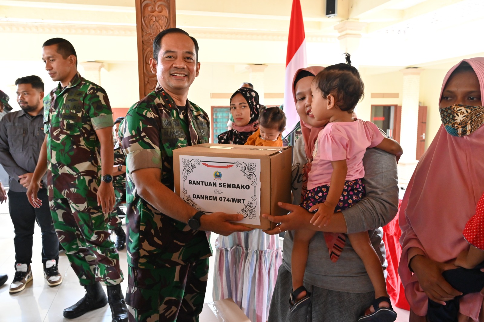 Kunjungan Kerja di Sukoharjo, Danrem 074/WRT Kunjungi Demplot peduli Stunting Kodim 0726/Sukoharjo