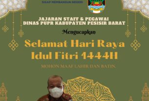 DINAS PUPR PESISIR BARAT: Selamat Hari Raya Idul Fitri 1444H