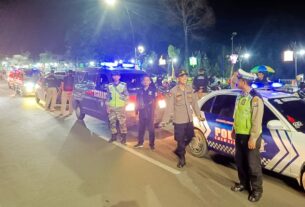 Pastikan Kondusifitas Wilayah Aman dan Terkendali, Petugas Gabungan di Bojonegoro Patroli bersama