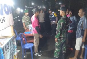 Patroli TNI-Polri Manyaran, Tingkatkan Sinergitas Dan Jaga Kondusifitas