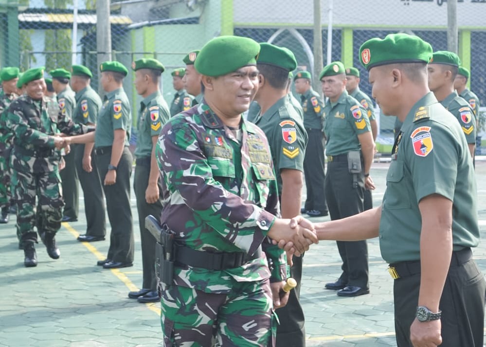 Periode April 2023, 60 Anggota Kodim Bojonegoro Naik Pangkat