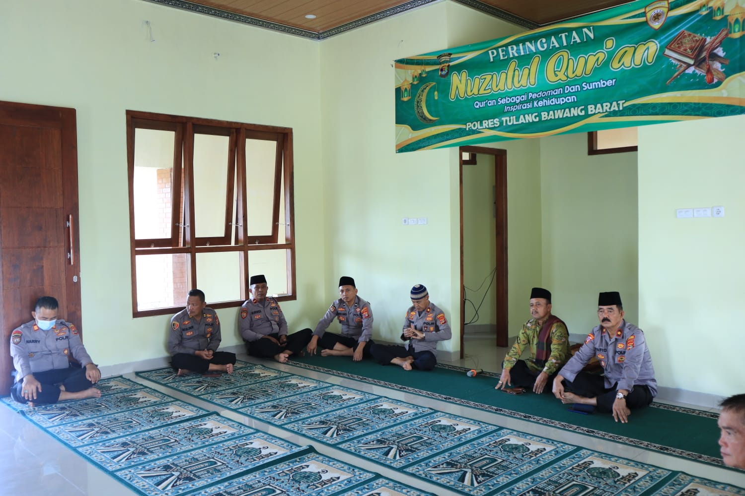 Polres Tulang Bawang Barat Gelar Peringatan Nuzul Qur’an.