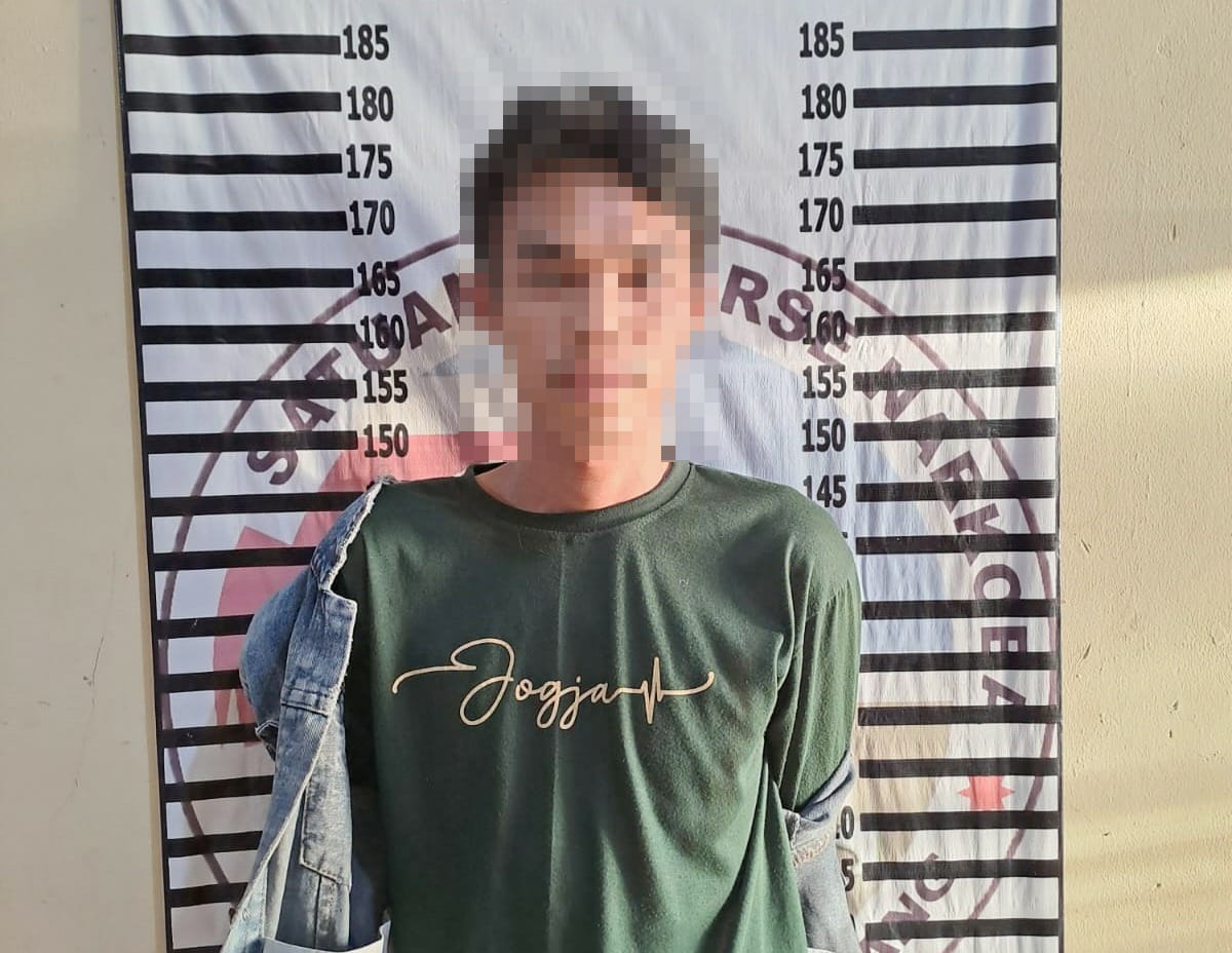 Pria Asal Cahyou Randu Ditangkap Satresnarkoba Polres Tulang Bawang