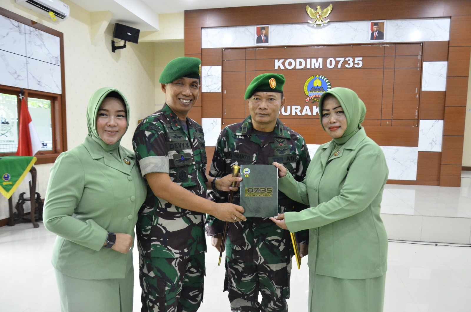 Puluhan Prajurit Kodim 0735/Surakarta Naik Pangkat, Ini Pesan Dandim
