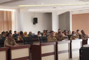 Sekda Saipul dan jajaran Ikuti Kuliah Umum dan Webinar Pencegahan Gratifikasi