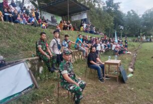 Semin FC Kalahkan Bintang Timur FC, Jalannya Pertandingan Mendapatkan Pengamanan Dari Koramil Dan Polsek Nguntoronadi