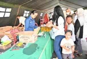 Kodim 0726/Sukoharjo Gelar Bazar Murah untuk Wrga Masyarakat Sambut Hari Raya Idul Fitri