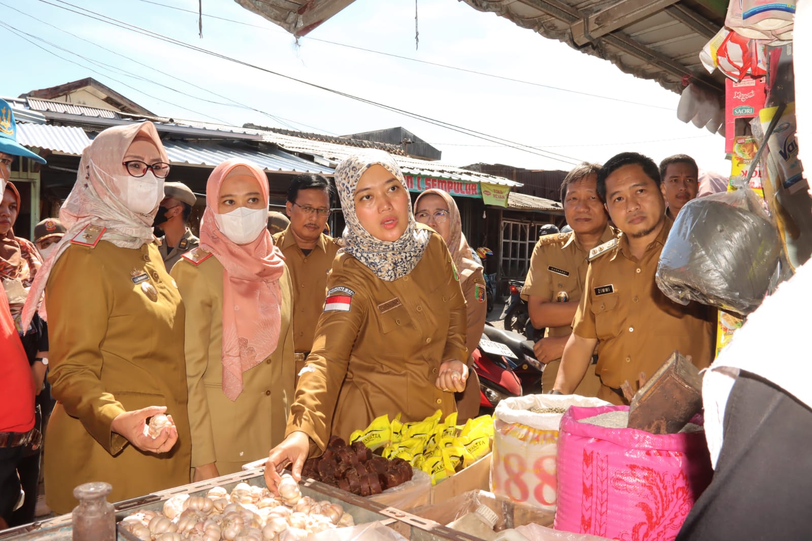 Wakil Gubernur Lampung, Melakukan Pemantauan Ketersediaan dan Harga Pangan Menjelang Hari Raya Idul Fitri 1444H