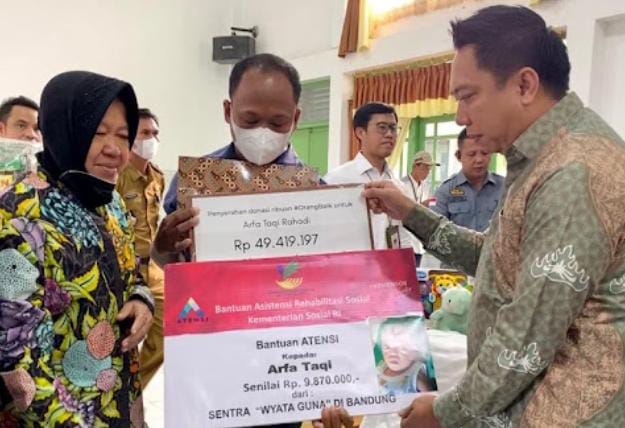 Warga di Lampura dapatkan bantuan dari Yayasan Kitabisa.com