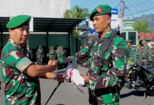 112 Motor Bantuan Dari Kemhan Diserahkan Dandim Kepada Babinsa Jajaran Kodim 0728/Wonigiri