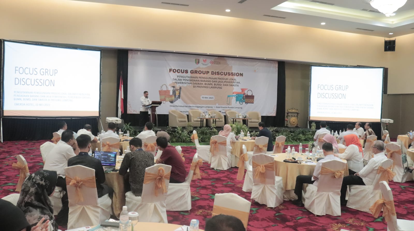 Asisten Administrasi Umum Buka FGD Pengutamaan Penggunaan Produk Lokal di Provinsi Lampung