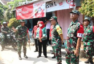 Aster Kasad Tinjau Lokasi TMMD Ke-116 di Wilayah Kodim 0410/KBL