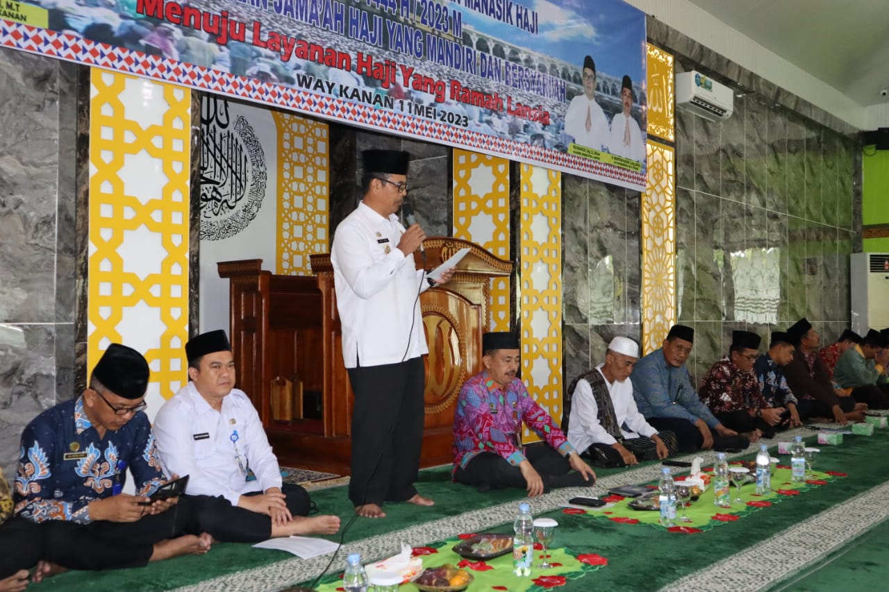 Bimbingan Manasik Haji Bagi CJH Tingkat Kabupaten Way Kanan 1444 H/2023 M Digelar